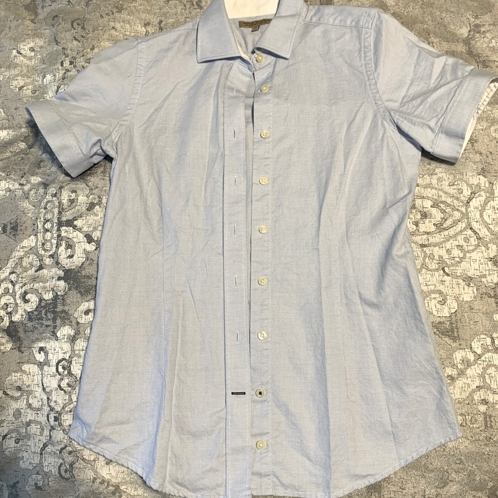 Sacoor Brothers short sleeve button-down top